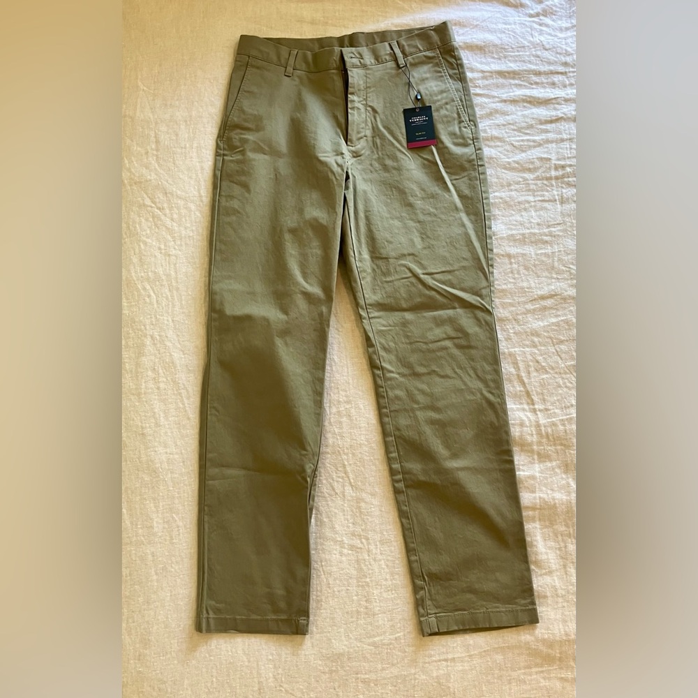 Charles Tyrwhitt Olive Green Chinos